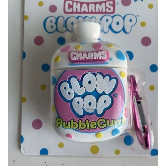 CHARMS BLOW POP Bubble Gum Silicone AirPod Case Holder For Gen 1 & 2 NEW - Picture 4 of 9
